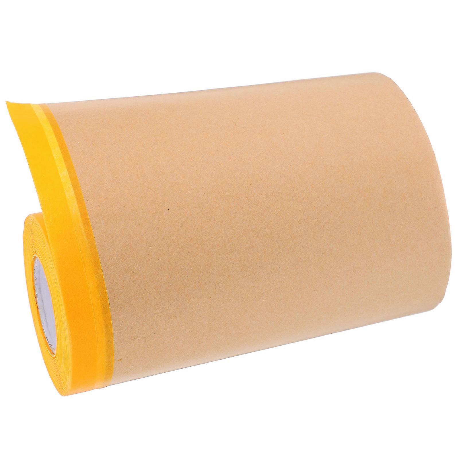 Pre Taped Masking Paper Paint Shielding 1500.00X15.00X0.01CM Kraft Paper 1Set