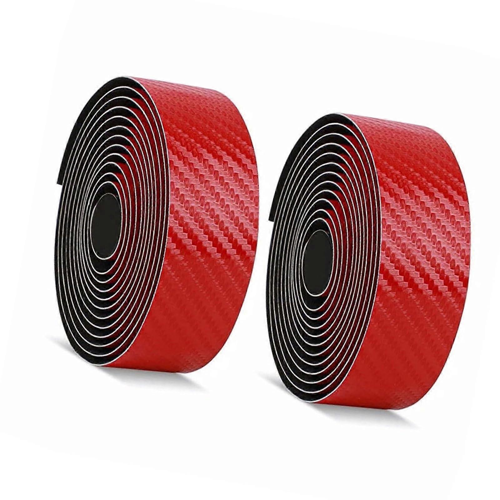 Handlebar Tape for Bicycles, Non-Slip, Vibration Dampening, 2 Pieces, Durable Material, Universal Fit, Black Color