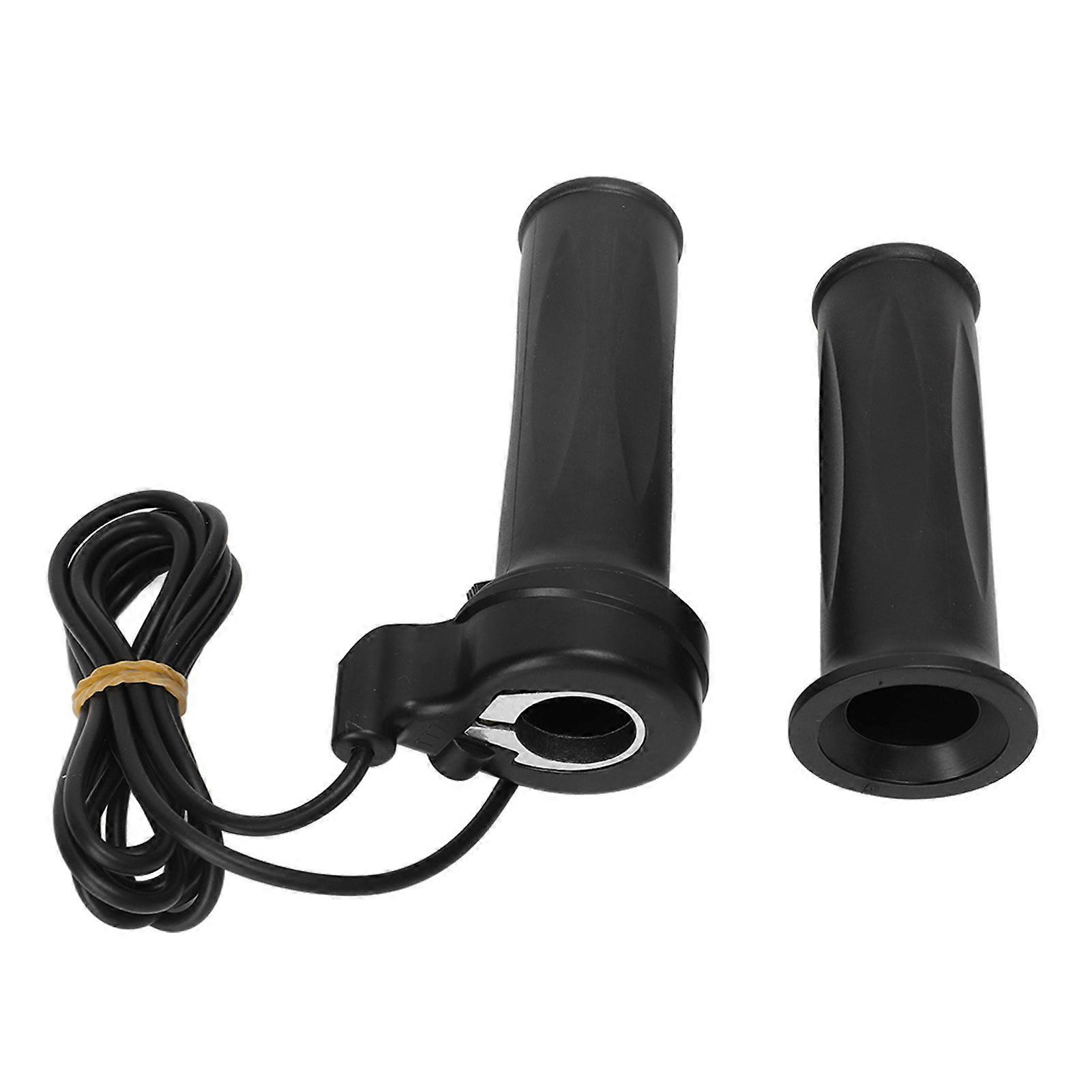 1 Pair Electric Bike Full Twist Throttle Grip Scooters Modified Speed Control Throttle Handle Grip for 22mm Handlebar YMQX)
