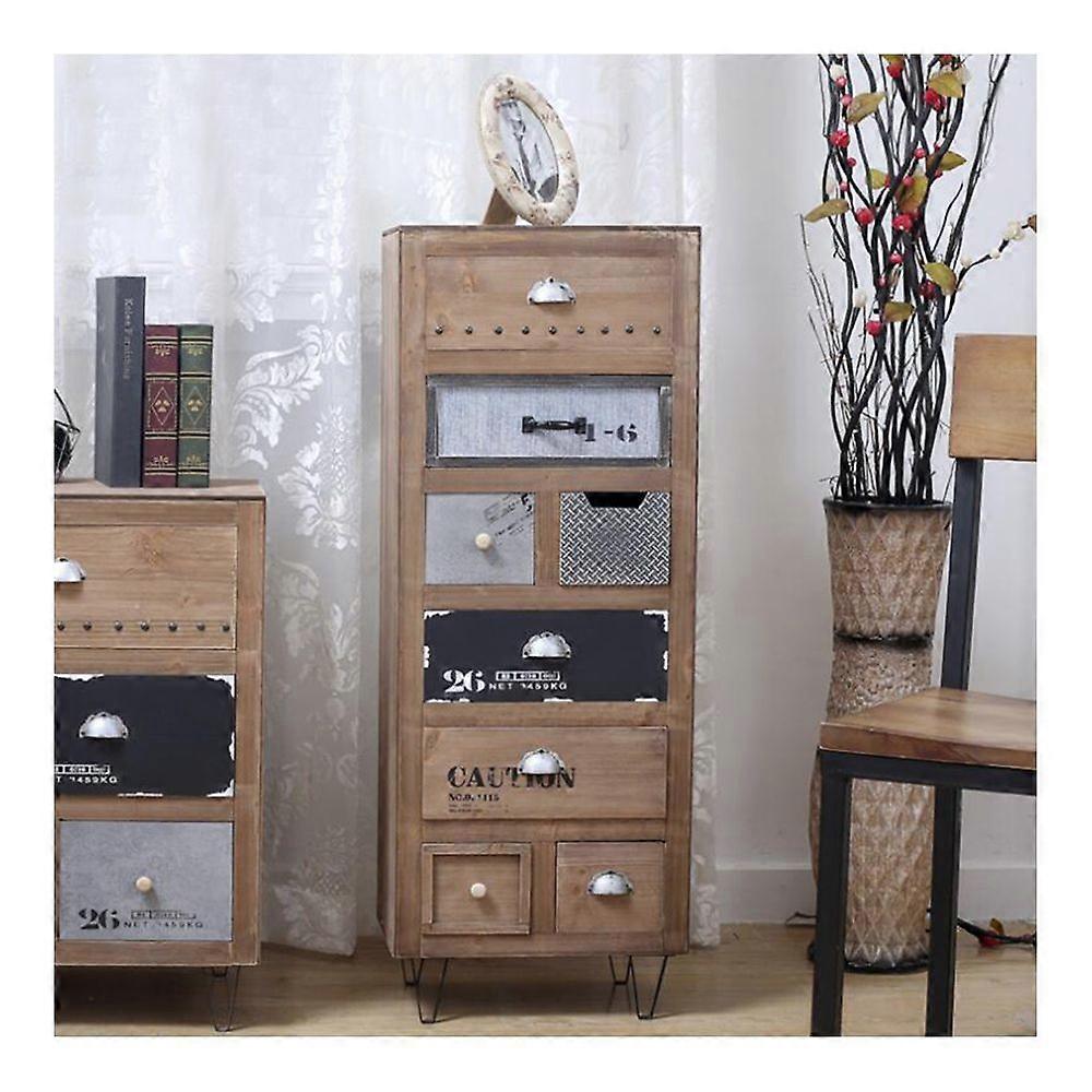 Wooden retro drawer storage cabinet photography props