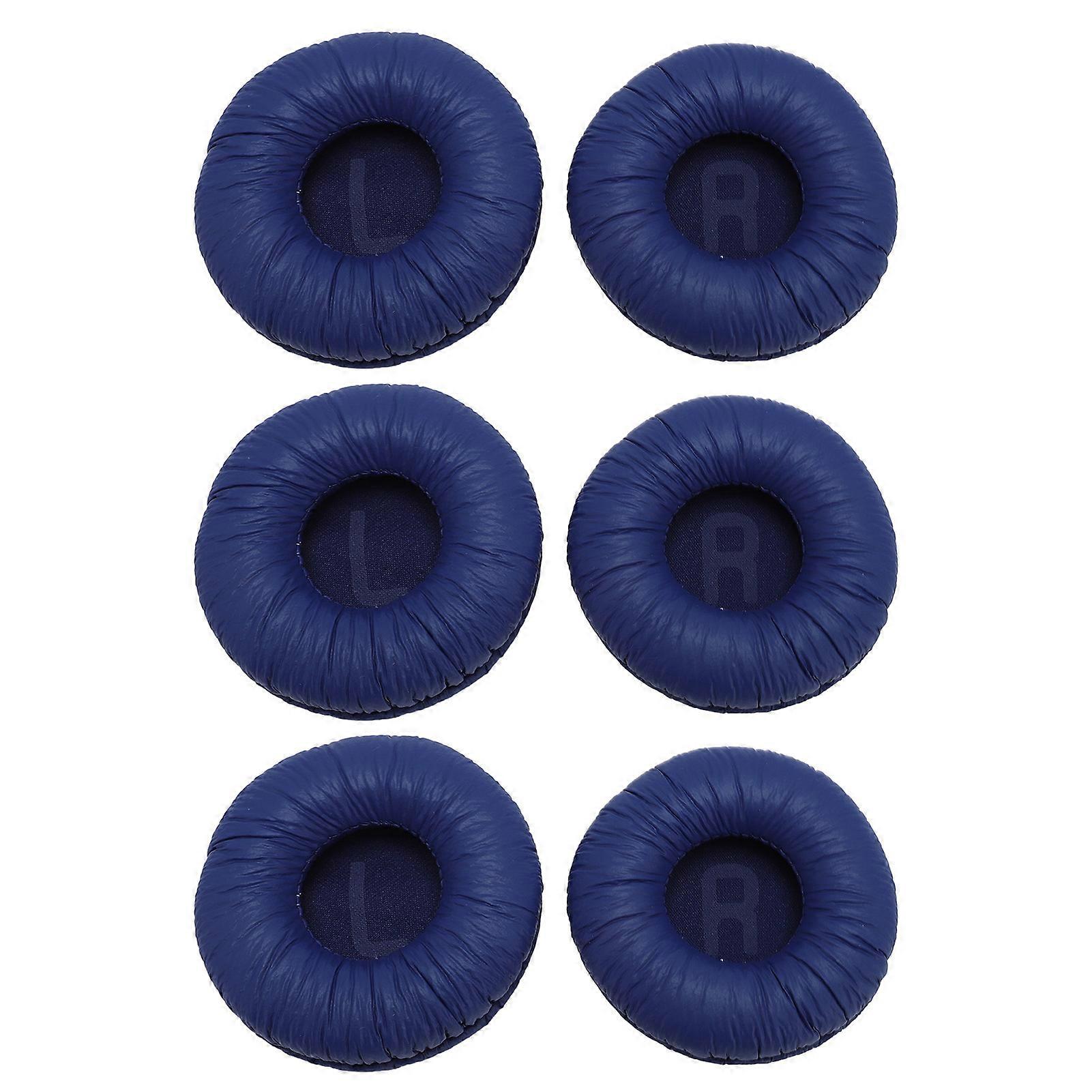 6Pcs Blue Ear Pad Replacement for Tune 600BTNC/660NC - Comfort & Noise Isolation