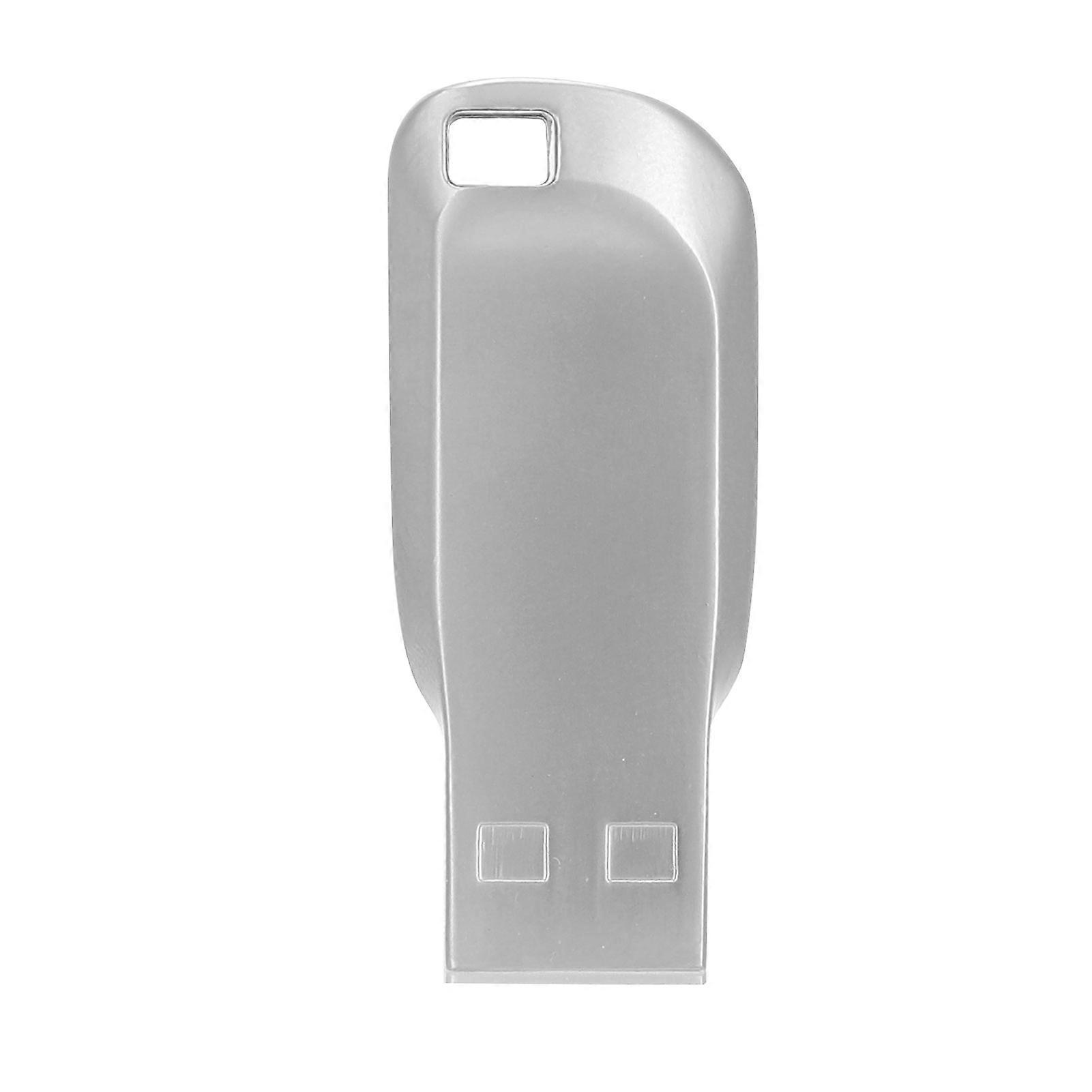 Flash Drive Metal Portable Uncovered 2.0 USB Thumb Memory Stick for Information Storage Data Transmission
