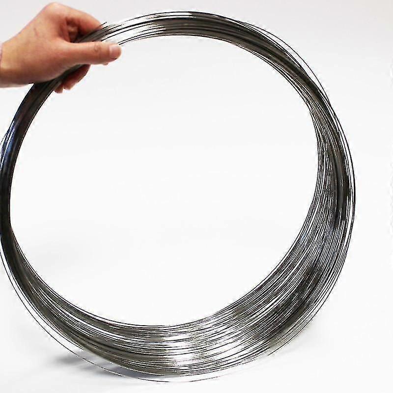 Fil à ressort en acier inoxydable de 0,3 mm x 2 m - Fil durable 1pc pour l’artisanat, les projets de bricolage et l’utilisation industrielle