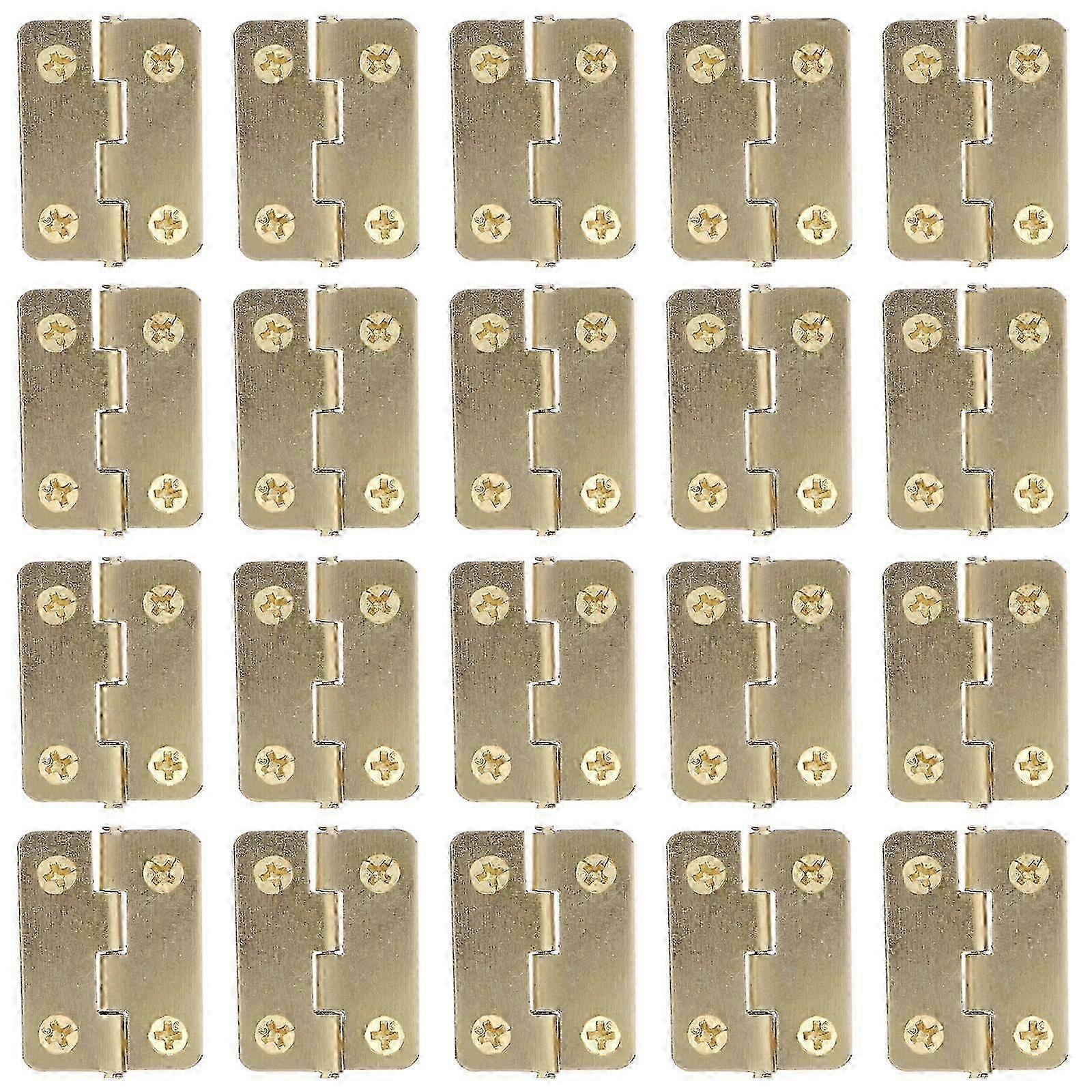 20pcs Small Hinge Bird House Hinge Iron Folding Hinge Replacement Accessory hwy
