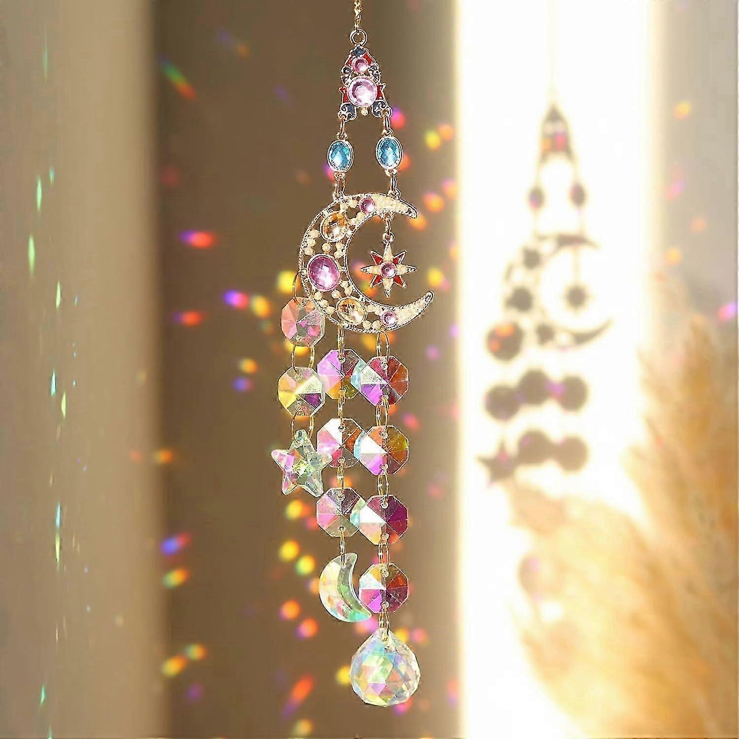 Suncatcher Crystal Window, Crystal Pendant Decoration, Hanging Window Decoration, Crystal Suncatcher, Rainbow Suncatcher Crystal, Home Garden Decorati