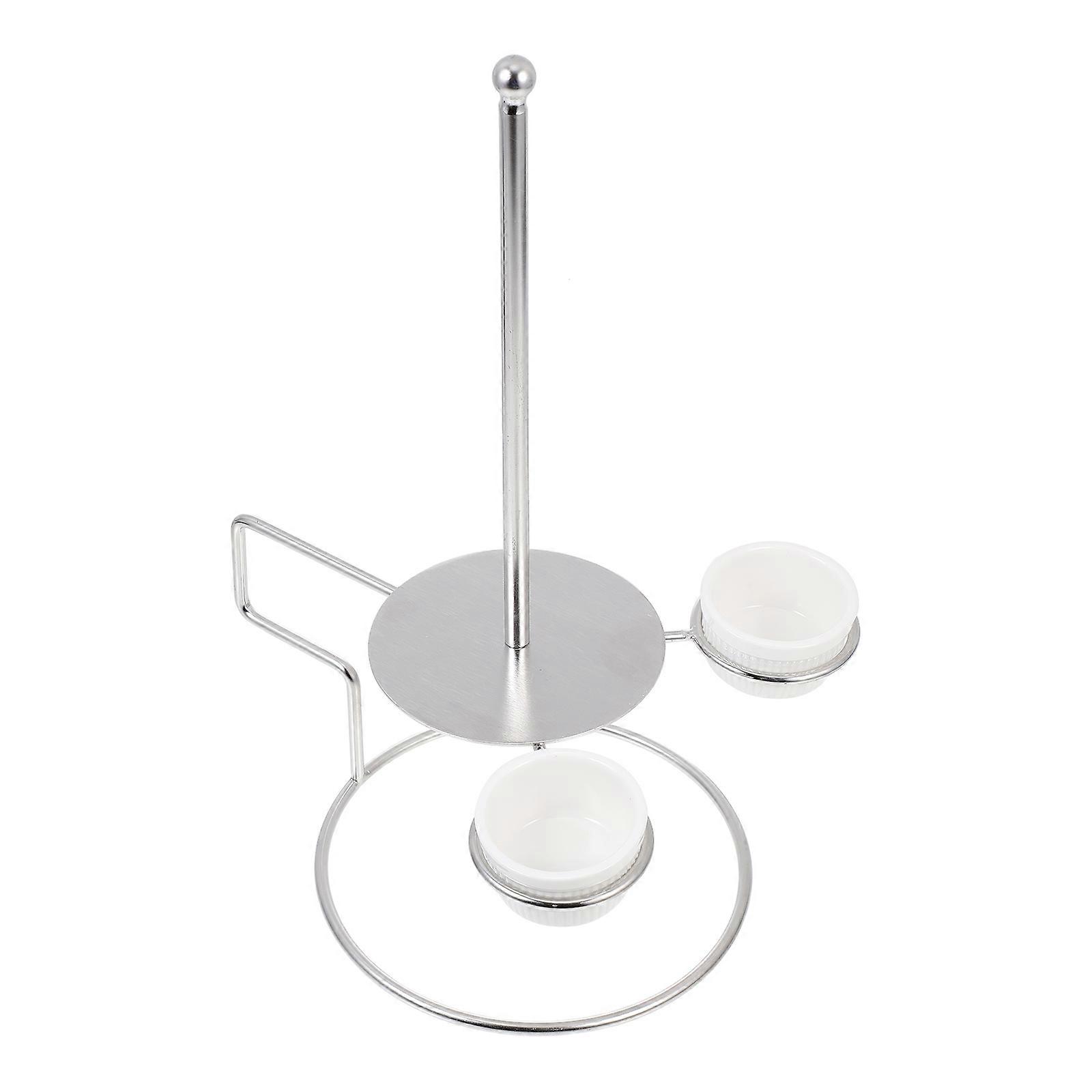 دونات عرض الرف الفولاذ المقاوم للصدأ الإبداعية أسفل تصميم حامل تخزين عطلة حزب 1 مجموعة