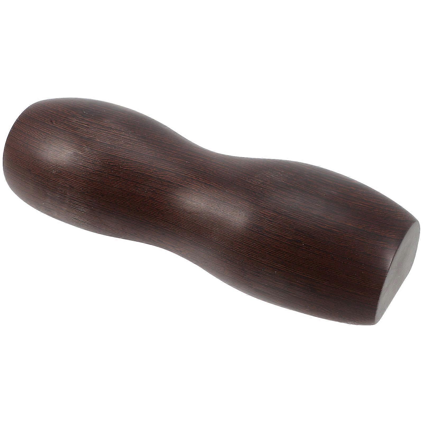 Plastic Neck Support Pillow for Home Use Coffee Color 7.5x5.5 Inches