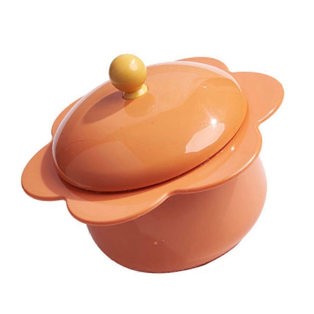 Noodle Bowl with Lid Handheld Soup Bowl for Rice Food Storage Scald Resistant Design Capacity for Fruits Salad and Soup