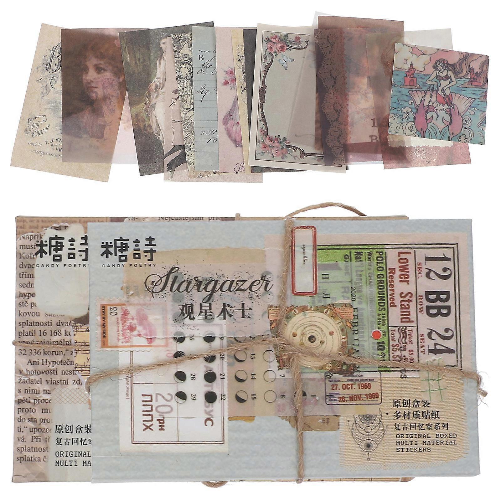 Vintage Scrapbook Προμήθεια Ποικιλία χρωμάτων Diy Χαρτιά Διακοσμητικό χαρτί χειροτεχνίας Μέτριο πάχος Εύκολο να κοπεί Ευέλικτο και πρακτικό 3 σύνολα