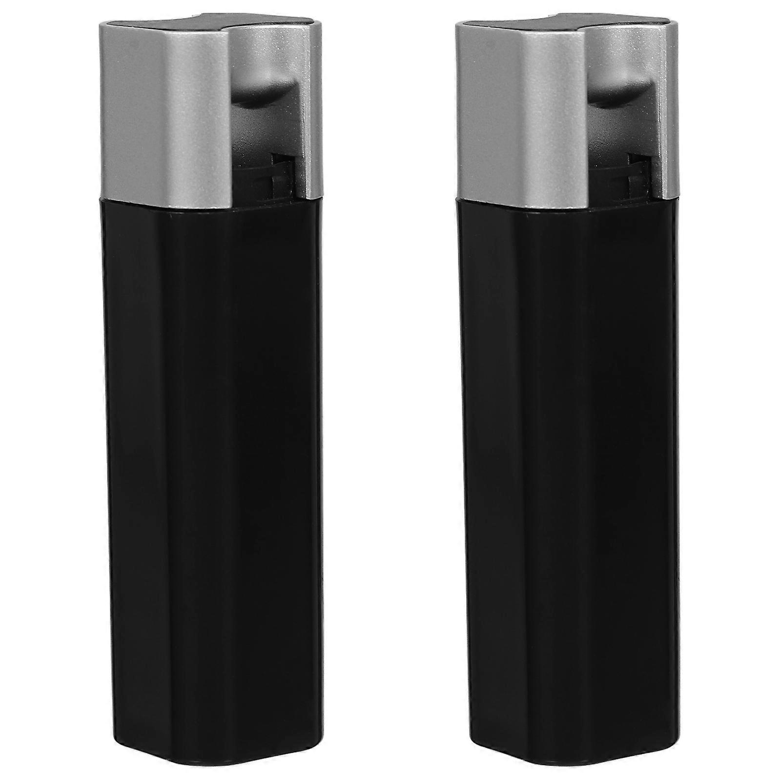 Roller Blind Pull Cord Knobs with Weights Vertical Blind Cord Handles for Shutter Accessories Easy Installation Black & Silver