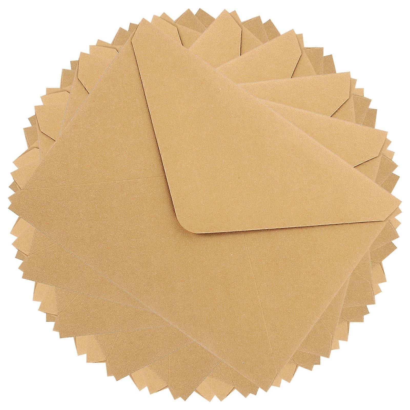 50pcs Vintage Envelopes for Love Letters, Invitations, Greeting Cards & Thank You Notes – Retro Decorative Envelopes for Weddings & Special Occasions