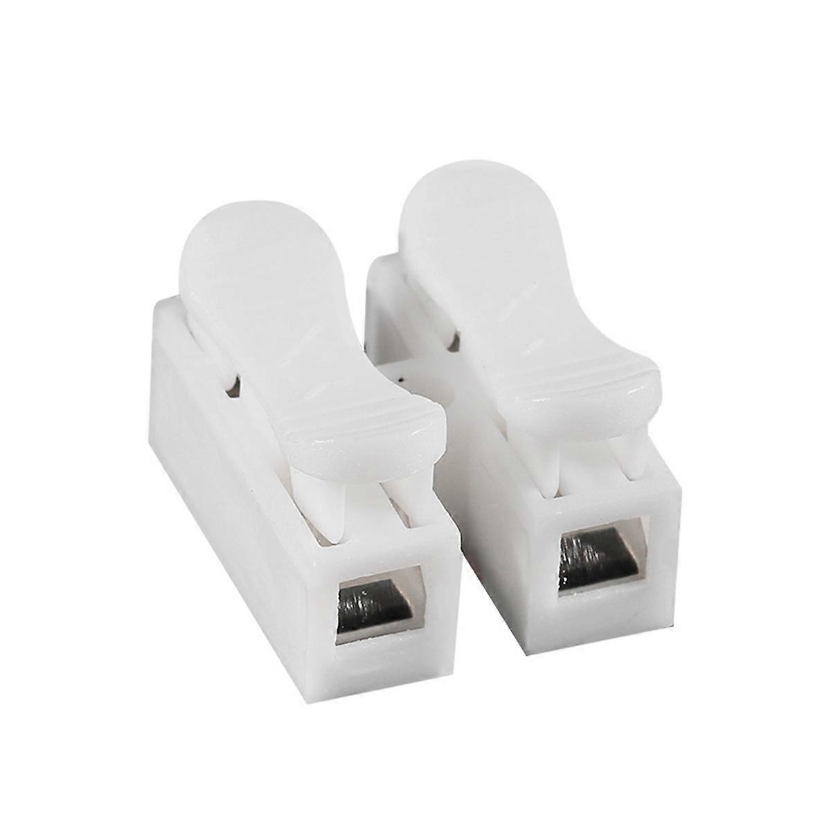 3pcs Quick Connect Electric Wire Connector Terminal Block with Spring Steel Core and Flame Resistant Shell for Power Cables, Electronics, and