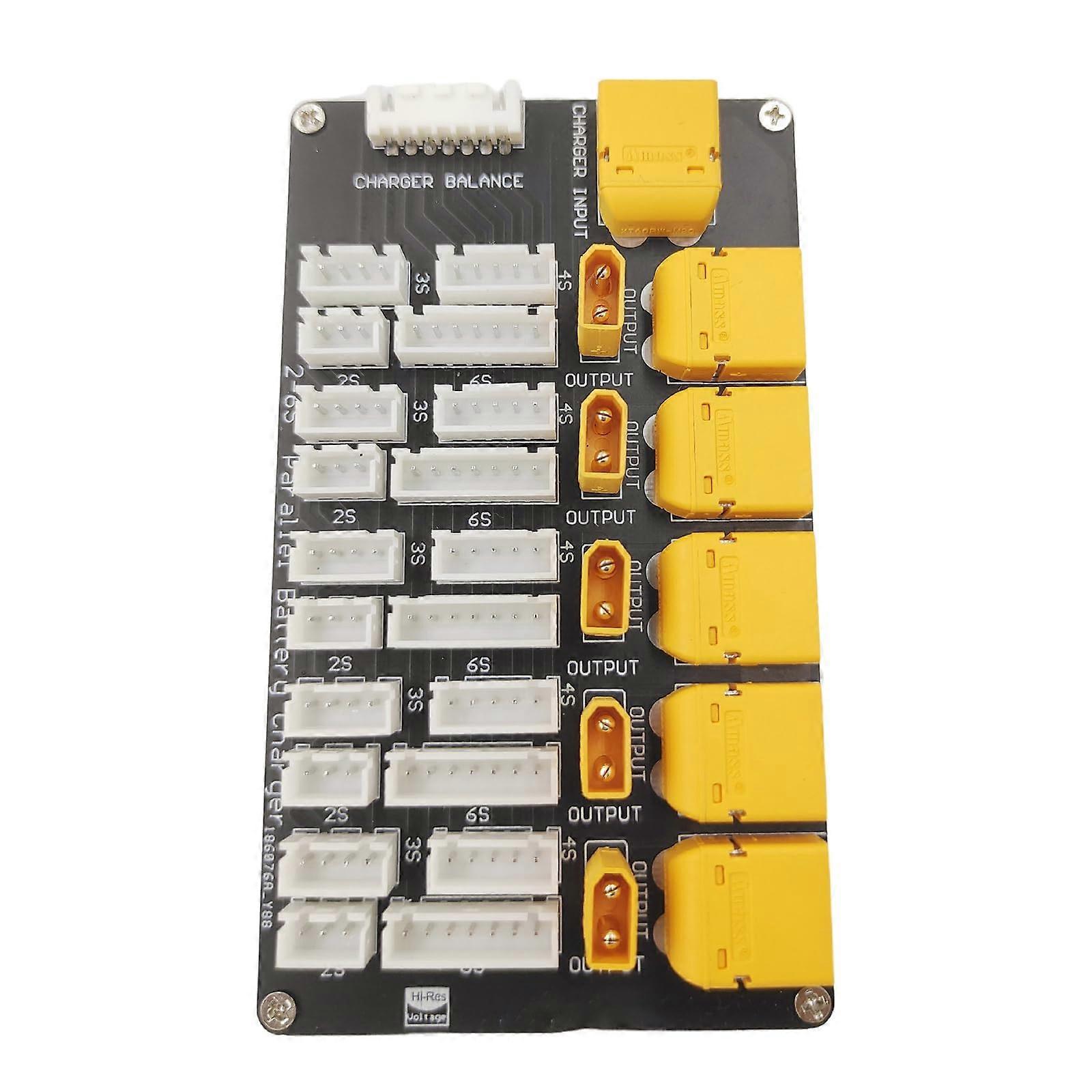 Battery Charging Board Parallel XT30 XT60 Connector for 26 Batteries Charging Module for Collectives
