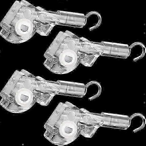 4 Pieces Blind Wand Tilt Control Wand Tilter for 1 Inch Mini Blind Head Rail Blind Tilt Mechanism Replacement with D Shaped Gear Tilt Mechanism Hook C