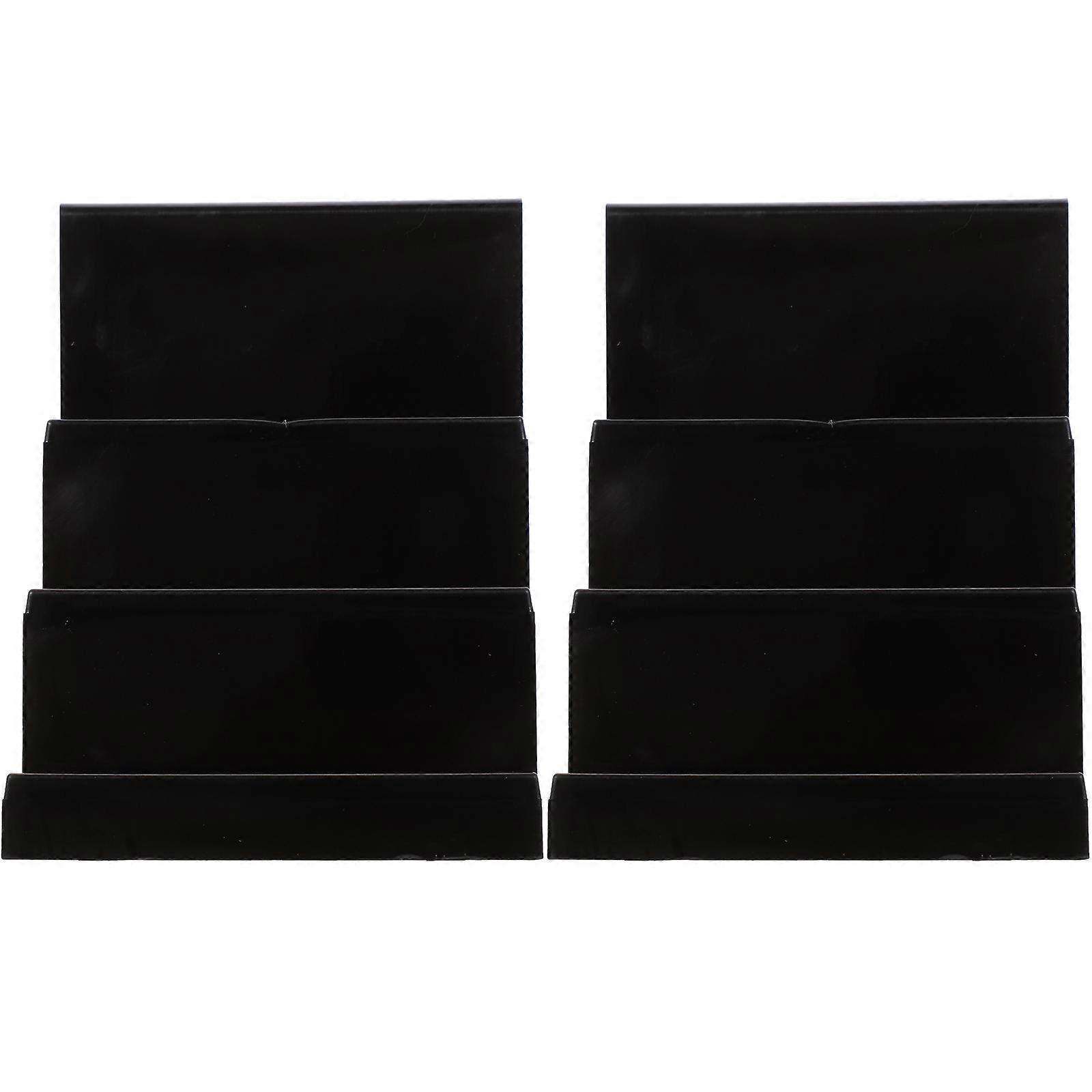Acrylic Purse Display Stand for Home Black Sturdy and Smooth Surface 2 Pieces