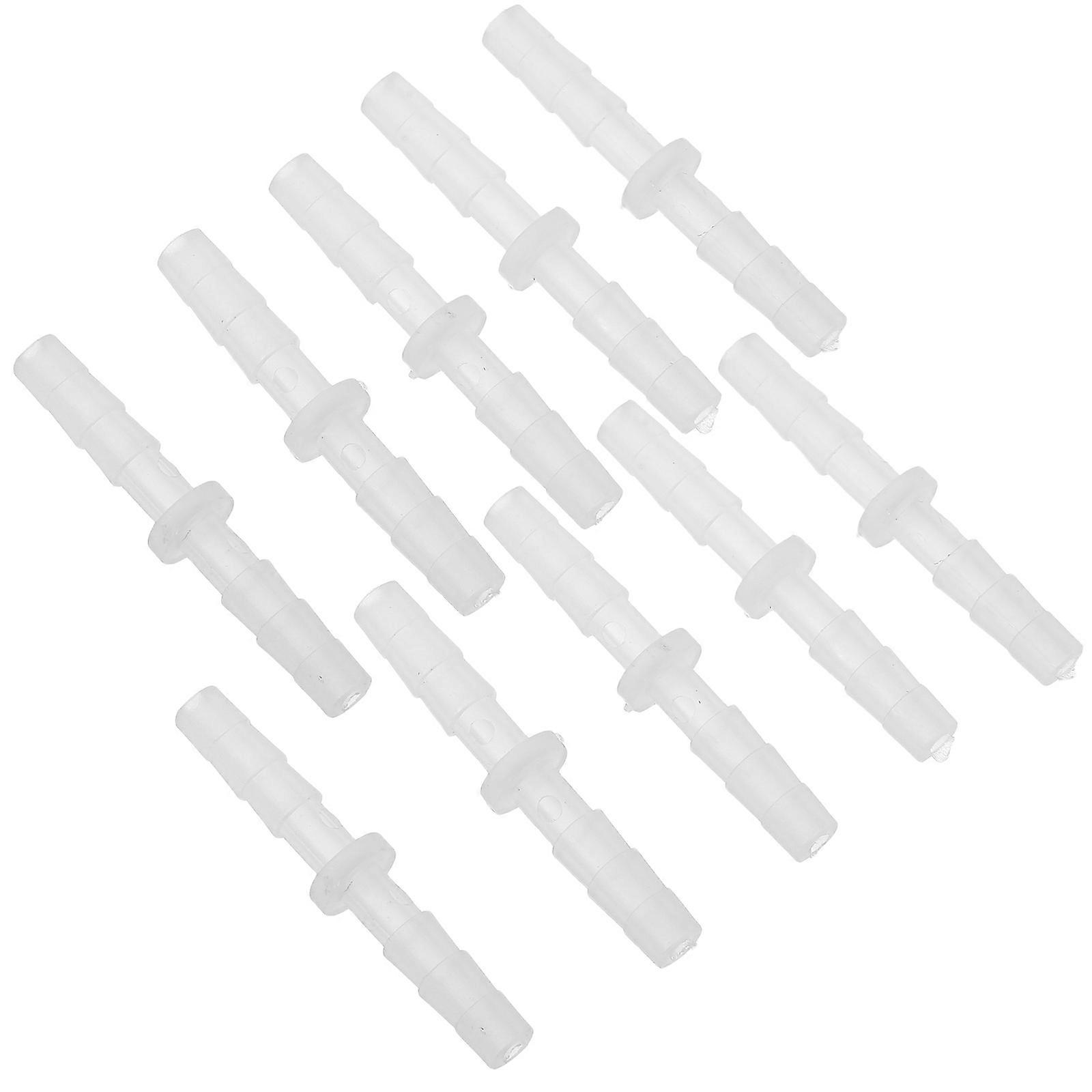 Garden Hose Quick Connector Plastic Hose Barb Fitting For Watering System High-temperature Resistance 10Pcs