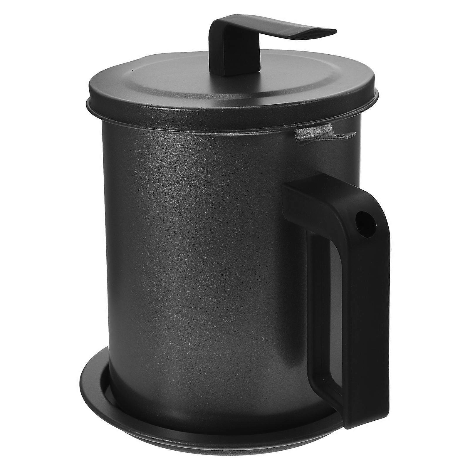 Kitchen Use Oil Strainer Pot Stainless Steel Cooking Oil Container Lard Organizer
