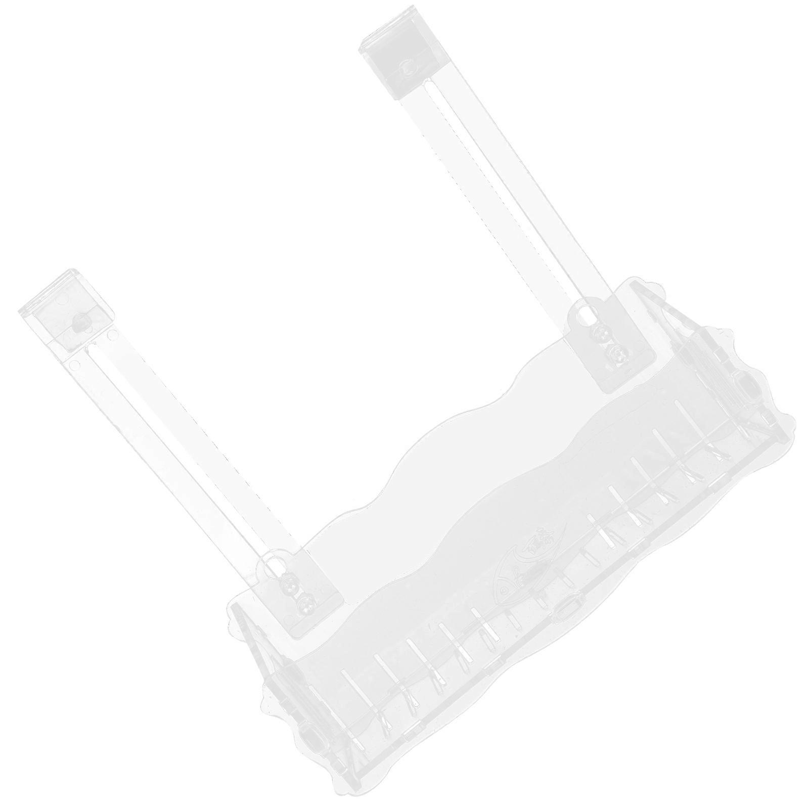 Acrylic Fish Tank Decorate Accessories for Aquarium with Hook Design Large Size Transparent Plant