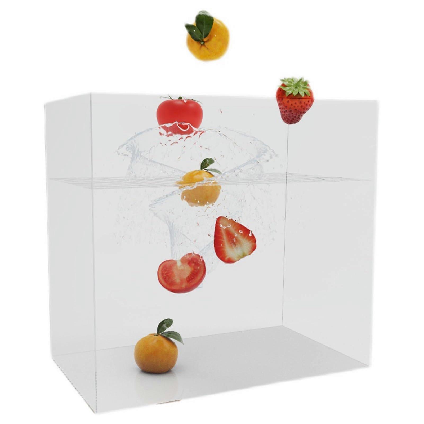 Acrylic Display Case, Shooting Tray, Deep Water Tank, Dustproof Cover, Transparent, Multiple Sizes (50 x 30 x 30 cm)