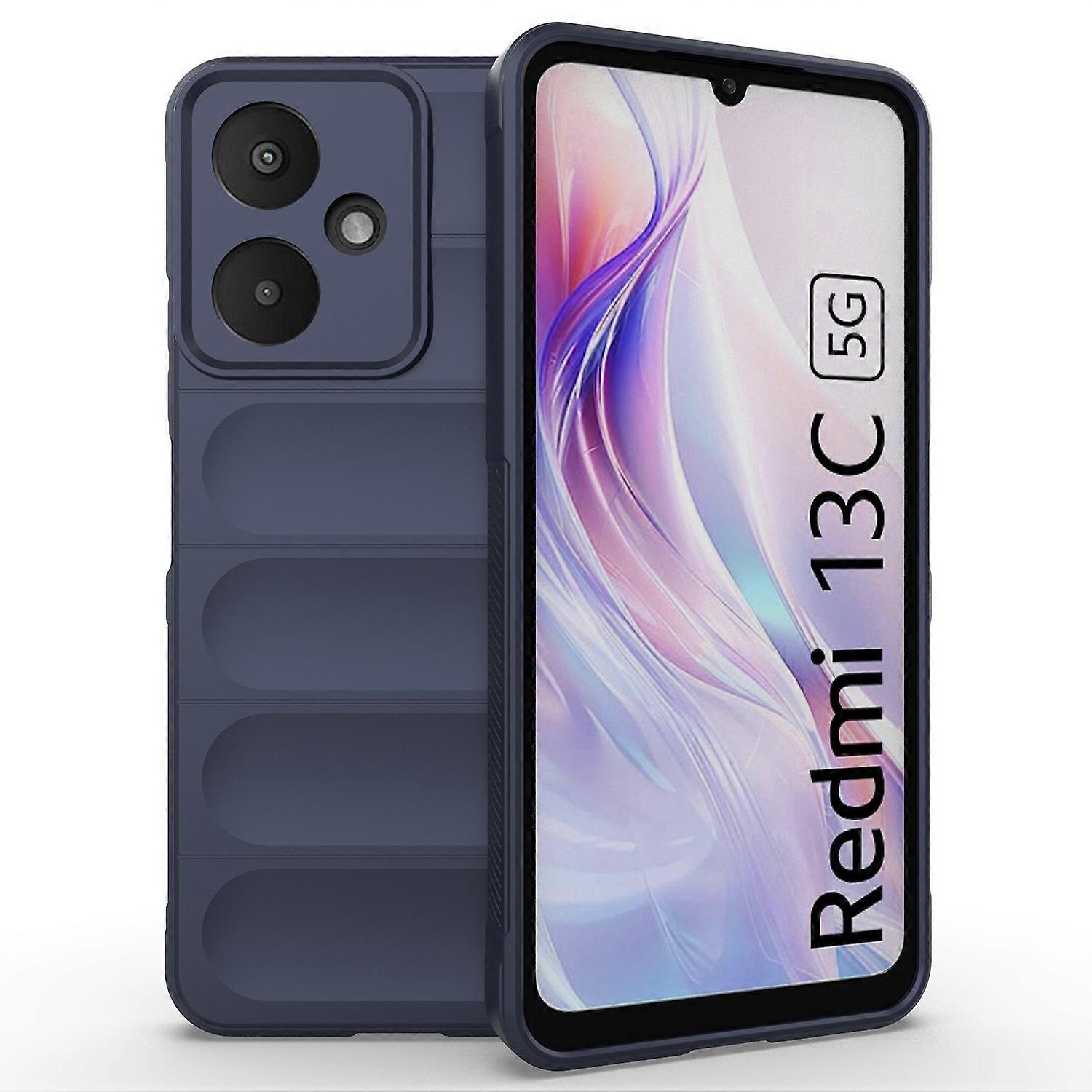 For Xiaomi Redmi 13C 5G 13R 5G Poco M6 5G TPU Case Anti-Scratch Mobile Phone Cover - Dark Blue