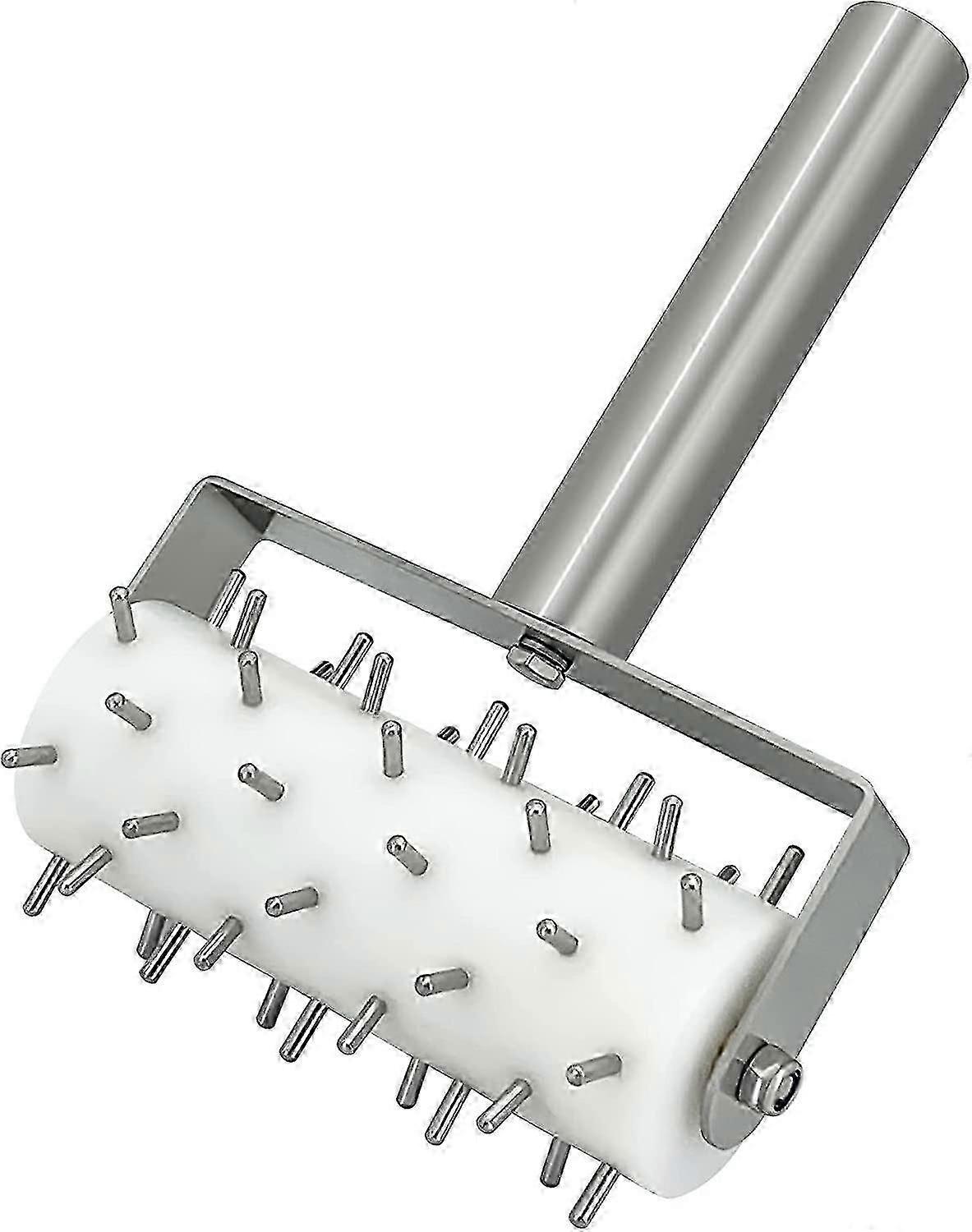 Professional Stainless Steel Pizza Dough Docker Roller for Baking