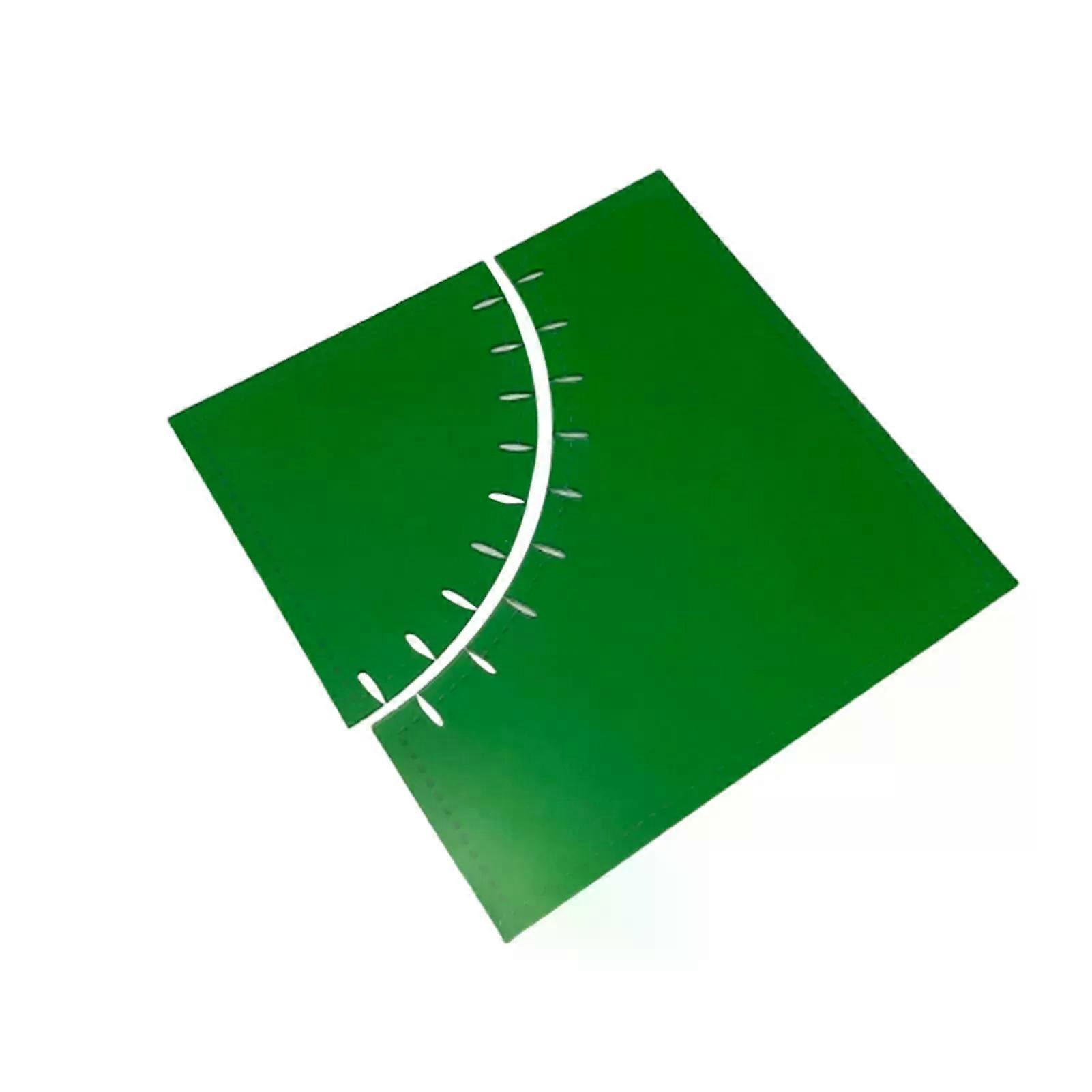 Ready Quilting Template Safe and Durable Acrylic Quilting Ruler Set Easy to Use Curved Acrylic Pre-Cutting Sewing Tools