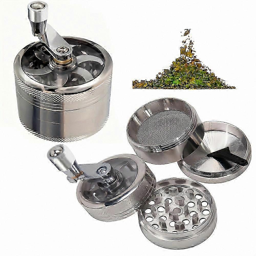 Manual Grinder for Spices, Nuts, and Peppercorns - Crush Rock Salt, Nutmeg, Ginger Efficiently