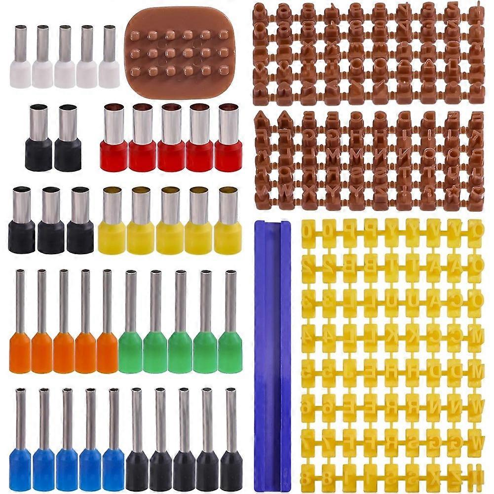 214Pcs Clay Letter Stamps Set Circle Cutters Handmade Alphabet Dotting Moulds Punch Tool for Clay Pottery Craft Handmade