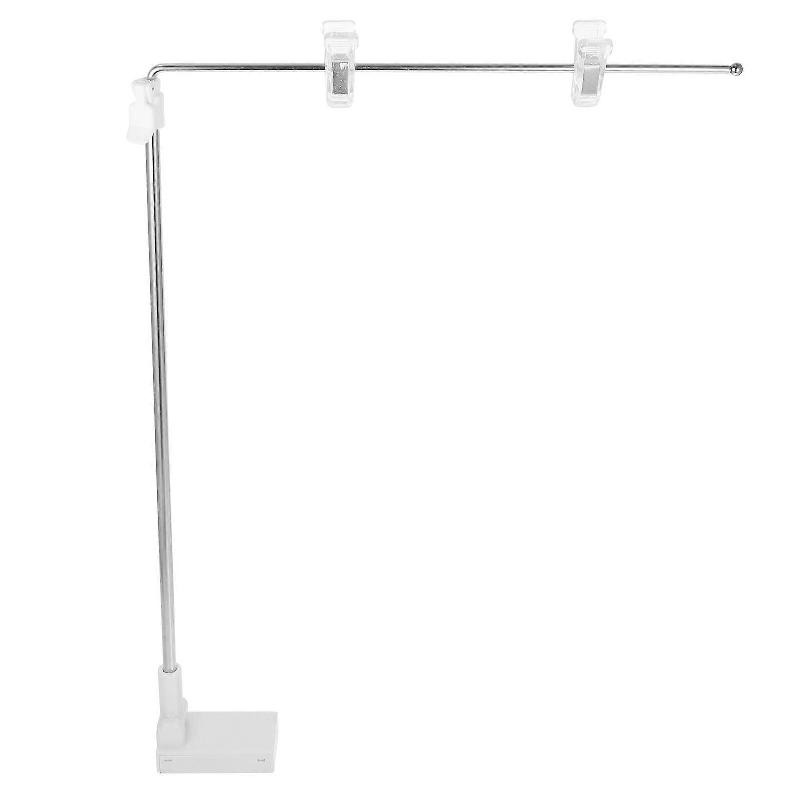 Tabletop Banner Holder, T-Shaped Adjustable Pop Poster Desktop Display Stand Advertising Rack Floor Standing Sign Card Bracket For Supermarkets
