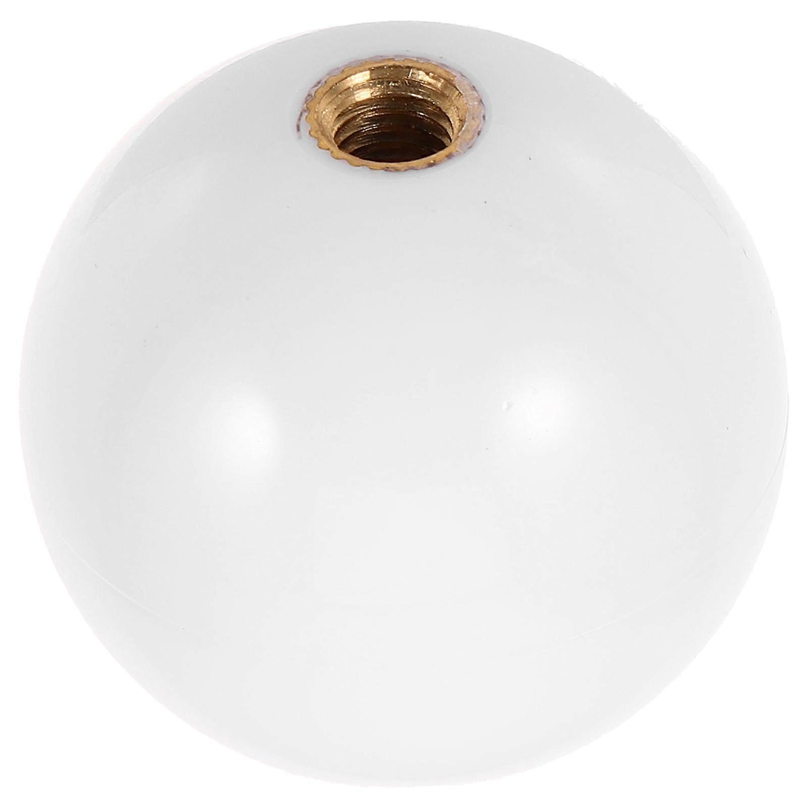 Durable Plastic Game Joystick Ball Head for Replacement White Realistic Vibration Experience