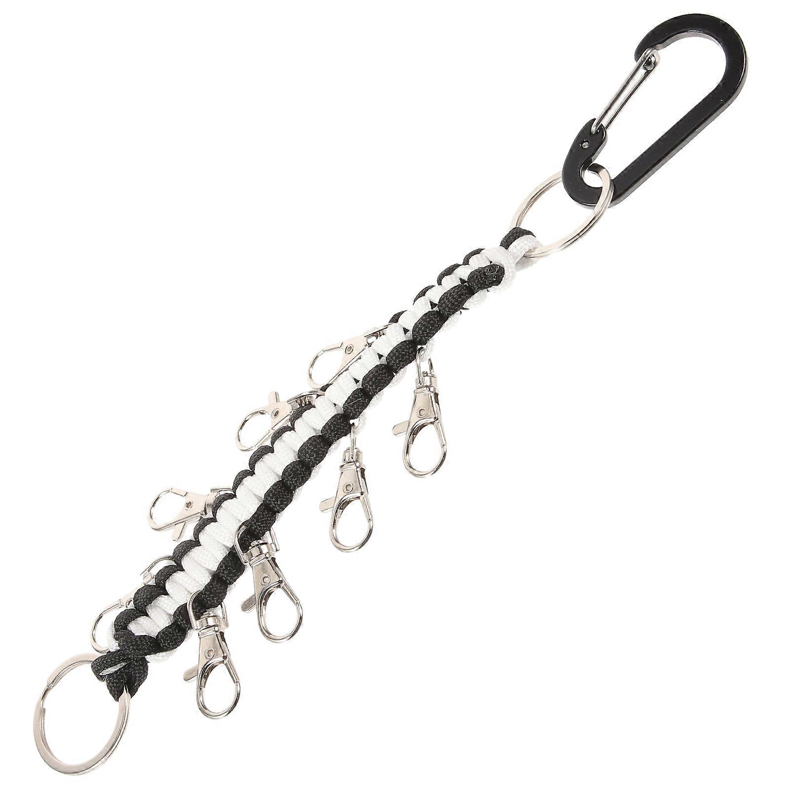 Woven Lanyard Strap Outdoor Use Multi-color Design 27X2Cm 1Pack