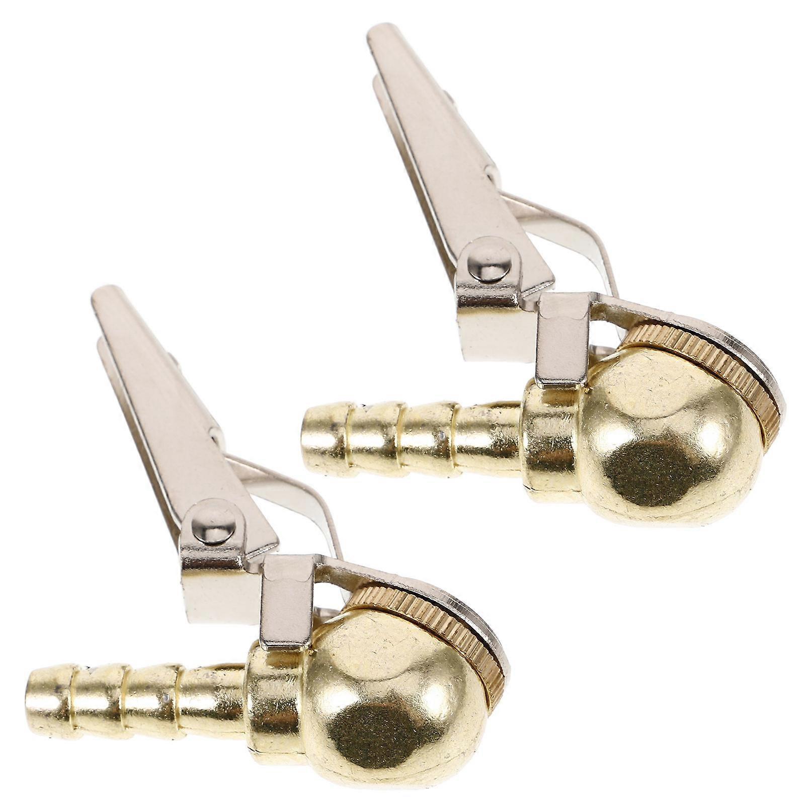 Tire Air Quick Connect Locking Chuck 2pcs Durable Compressor Accessory for Car Tire Inflation Portable Lightweight Emergency Inflator Tool