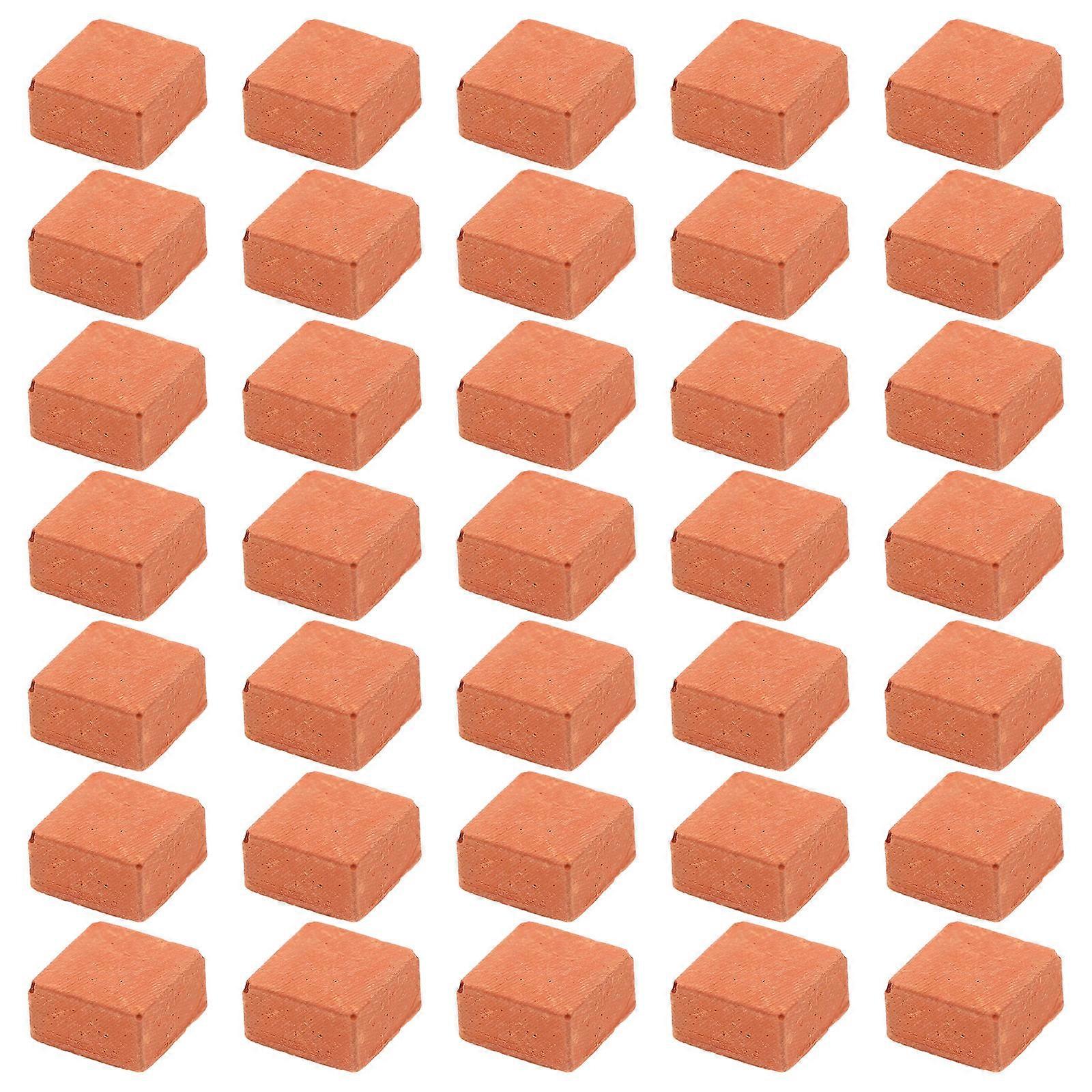 Miniature Design Brick Model Set For Kids Room Decoration 280Pack Orange Color Perfect For School Projects