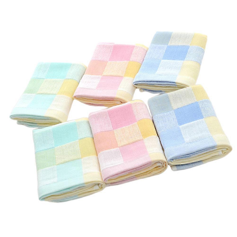 Children Fingertip Towels 6Pcs Soft Washcloths Baby Rectangular Safe To Use