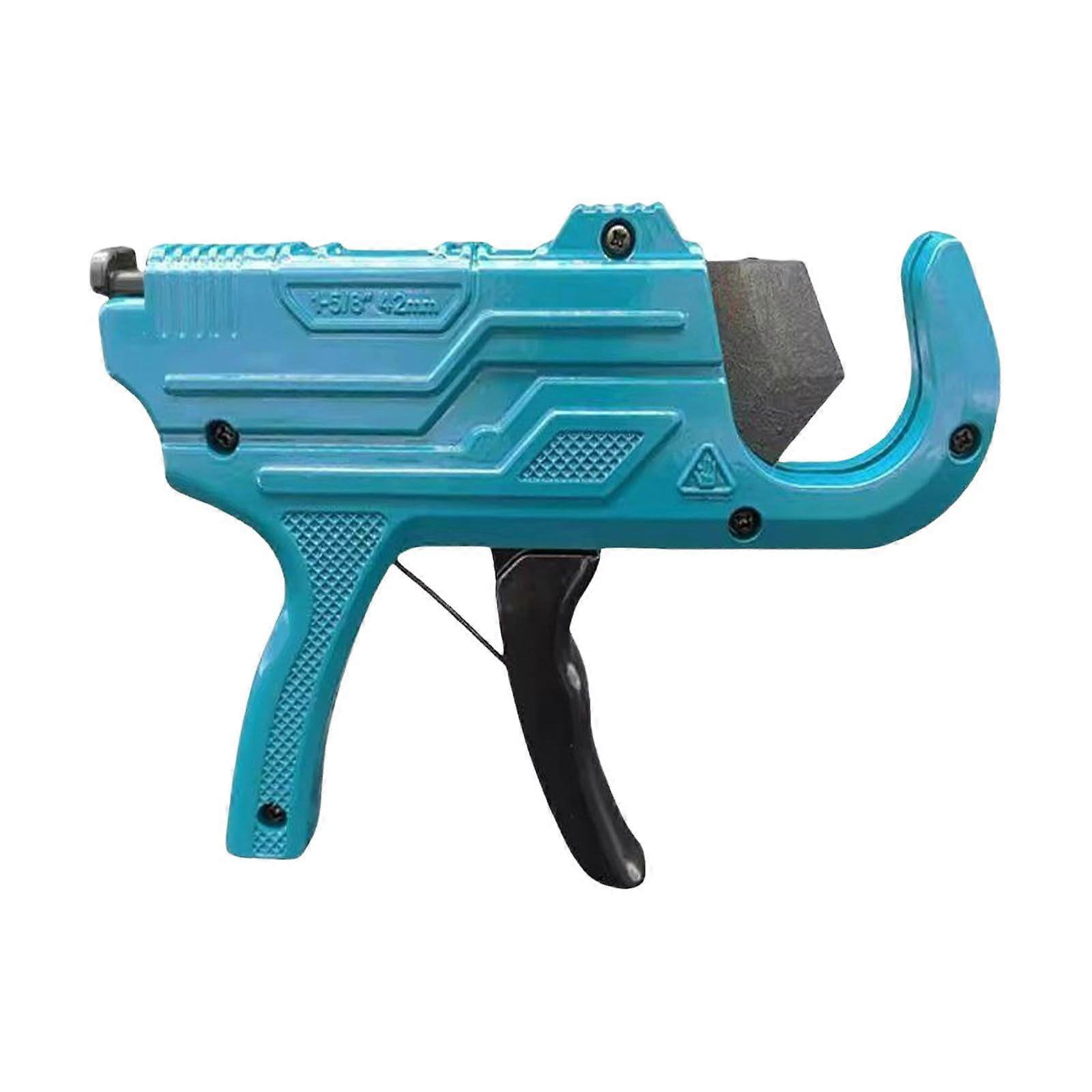 Performance PVC Pipe Cutter, OneHanded Operation, Precision for PVC, PPR, PE (Blue, 20x14cm)