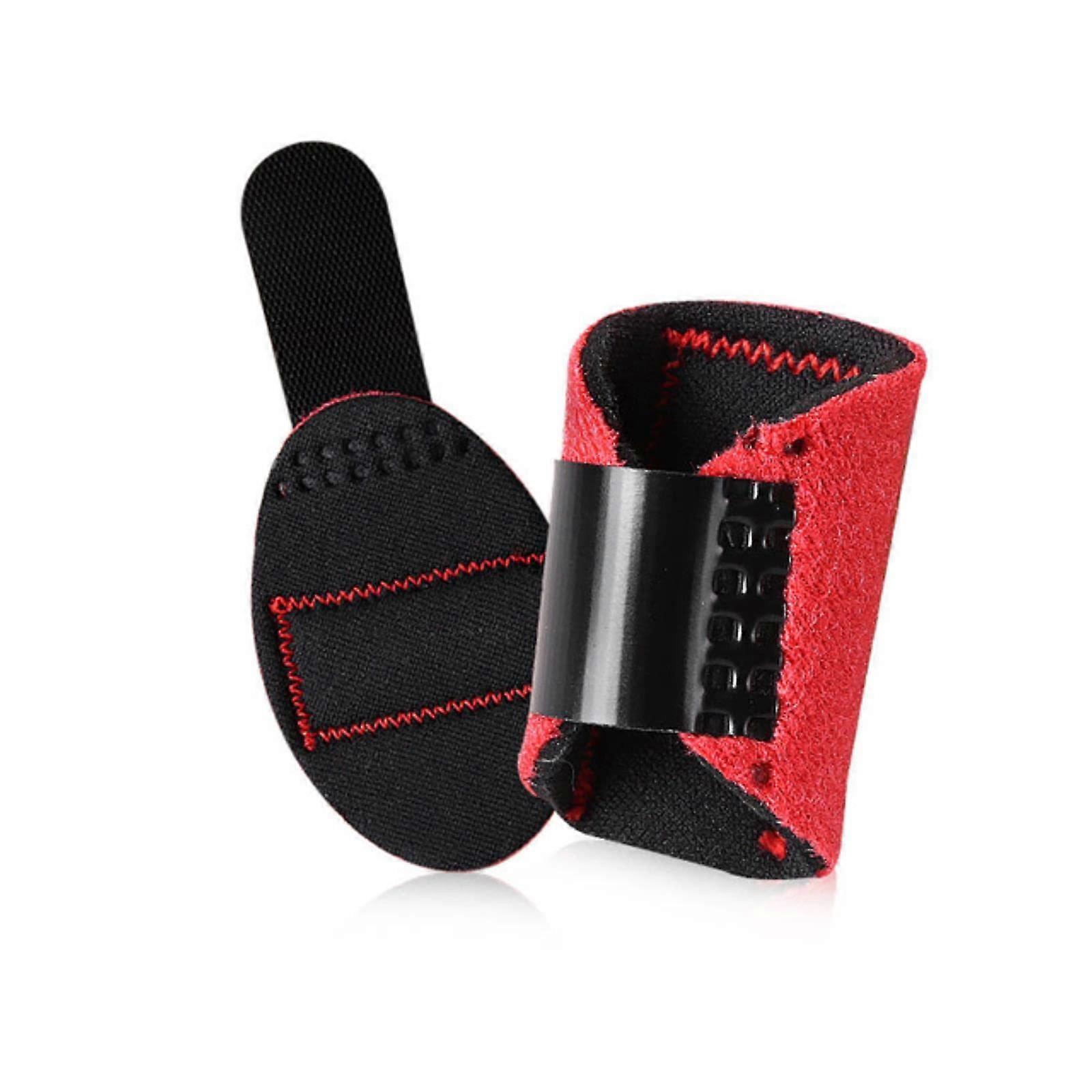 Finger Splint Adjustable Trigger Finger Brace Support Stabiliser For Injured Or Broken Fingers, Arthritis, Red, 2-Pack