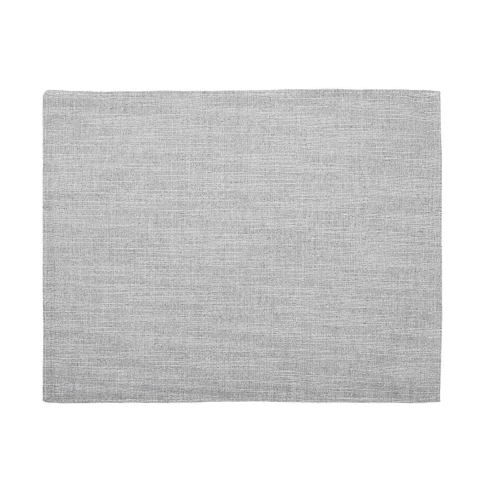 Insulated Japanese Style Placemat Rectangular Coaster Light Grey Linen For 1Pcs