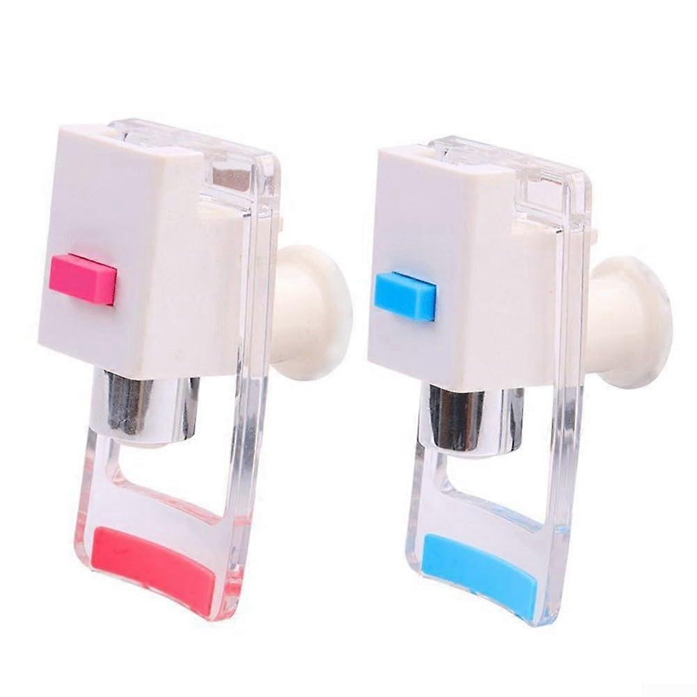 Replacement faucet outlet switch for water purifier dispensers, suitable for cold and hot water, with child safety lock for secure use.