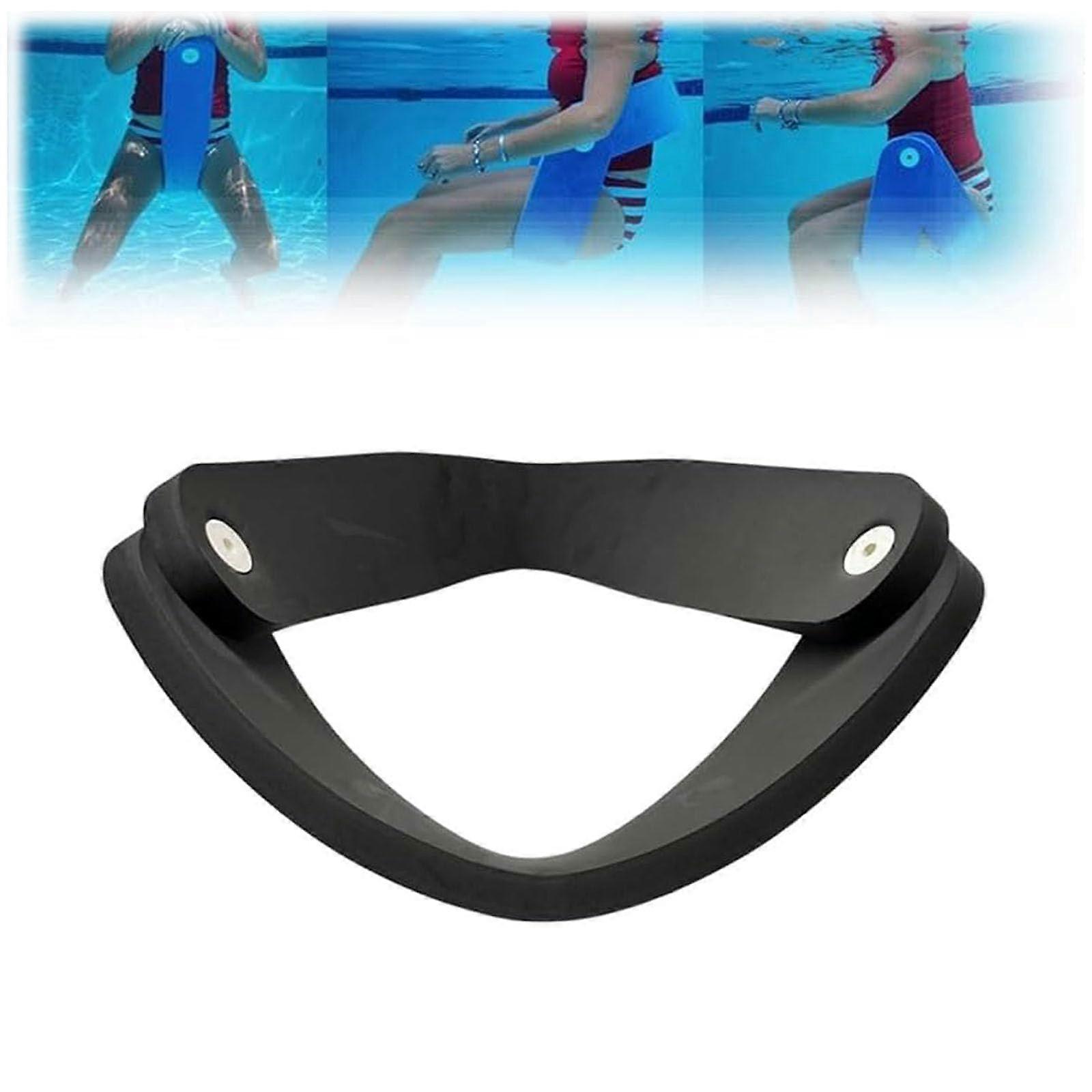 Civilizek Wasserliege, Grandfloats Float-N-Fold Schwimmstuhl, 3-in-1 Faltbarer Schaumstoff Stuhl in Schwarz, Nicht Aufblasbar