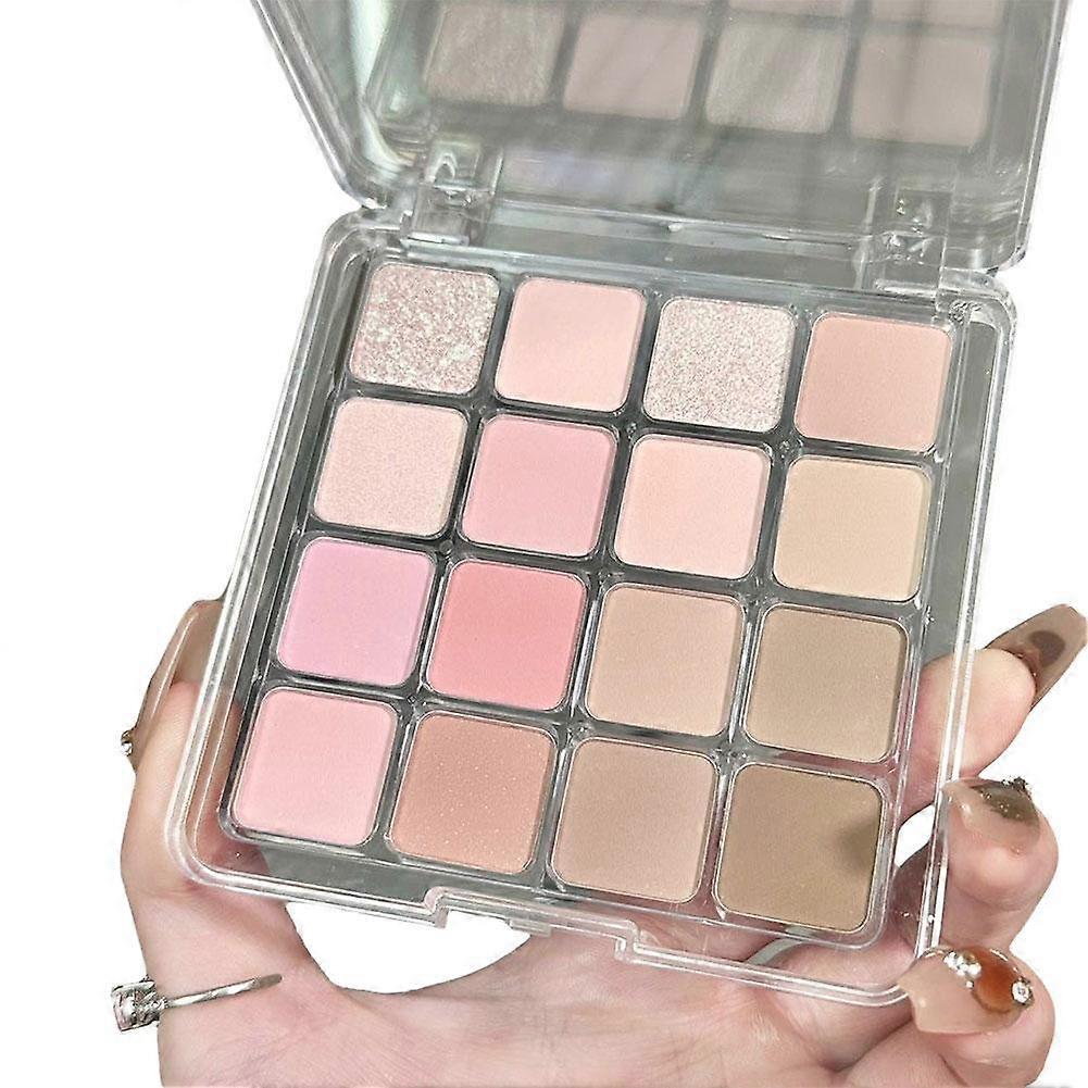 Pearlescent Matte Eyeshadow Palette Rich Pigment Long Lasting Makeup Kit