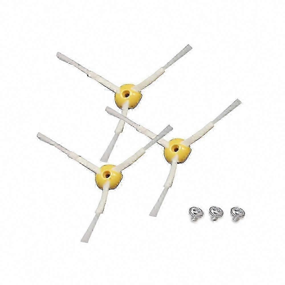 Triangle Side Brush Replacement for Compatible Brands - 3-Pack, Yellow