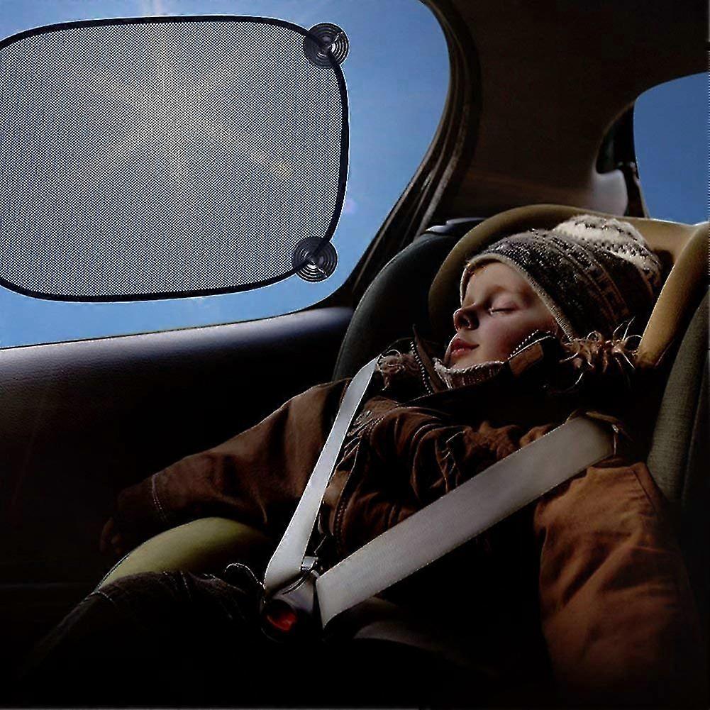 5-Pack Window Sun Shades with Suction Cups for Side and Rear Car Windows Protector