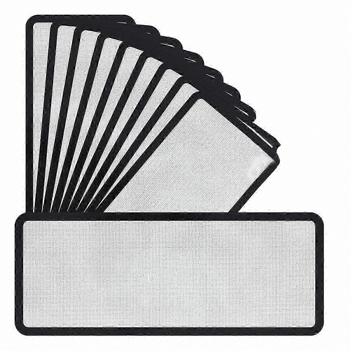 10-Pack Reusable Silicone Mats for Freeze Drying, Non-Stick Baking Trays with Easy Clean Surface
