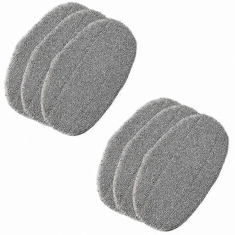 Microfiber Steam Mop Pads, 6-Pack Replacement Cloths for Floor Cleaning