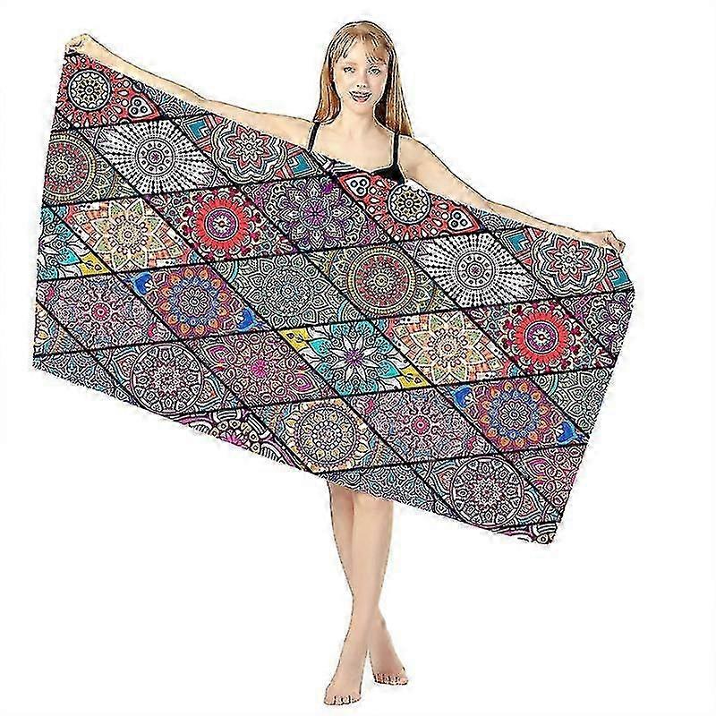 Microfiber Sand Free Beach Towel-quick Dry Super Absorbent Oversized Large
