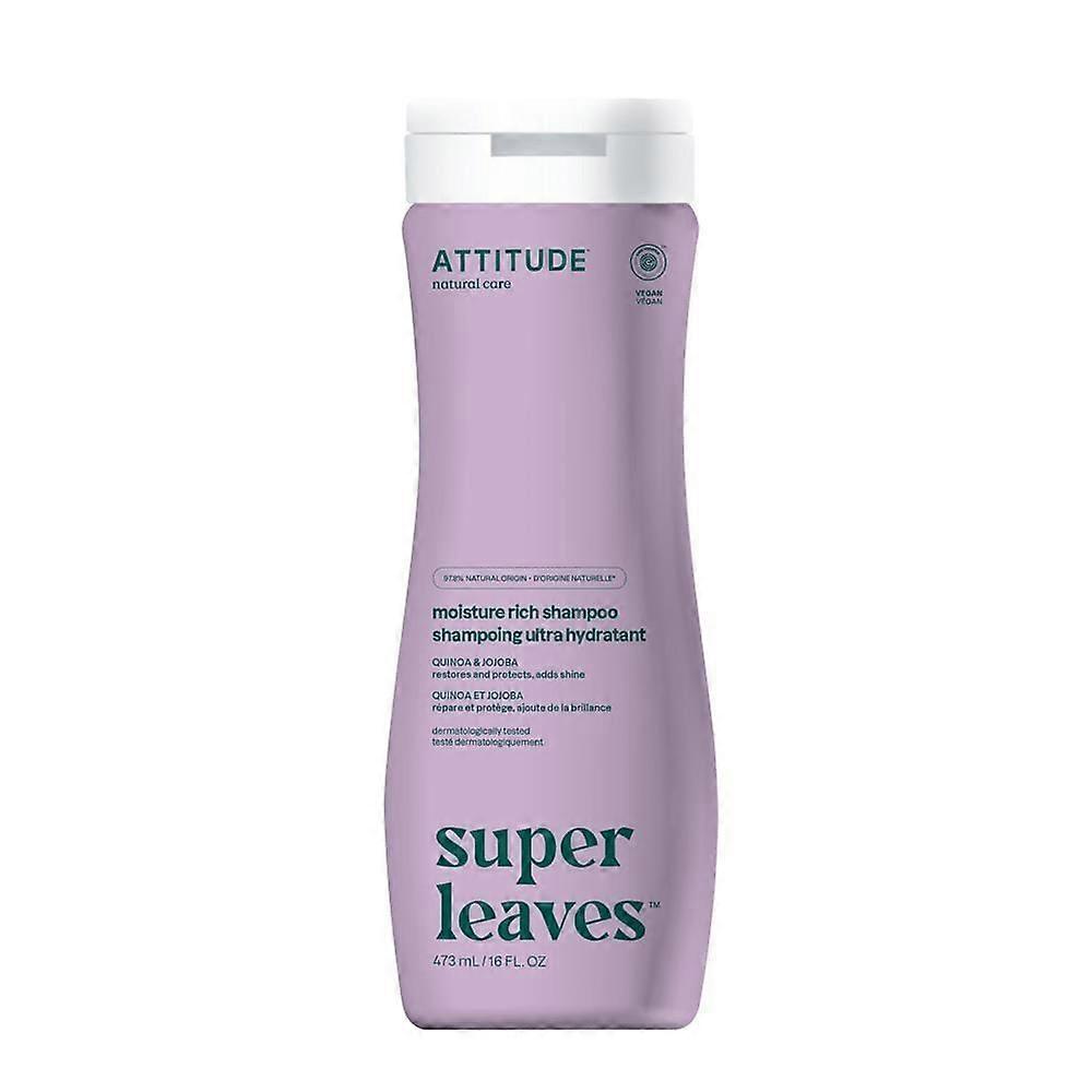 Attitude Super Leaves Shampoo - Moisture Rich 240ml - 4 Pack