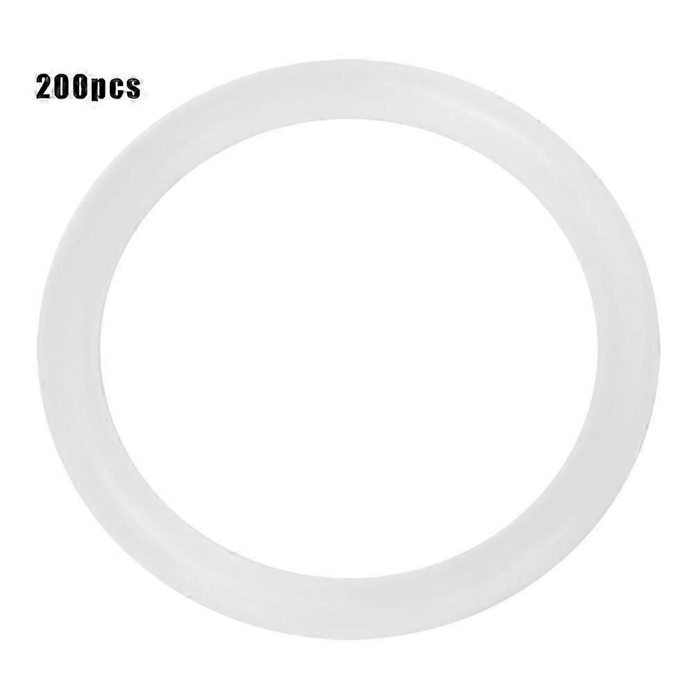 200個のシリコーンOリング防水22x2mmシール用ホワイトシールガスケットワッシャー