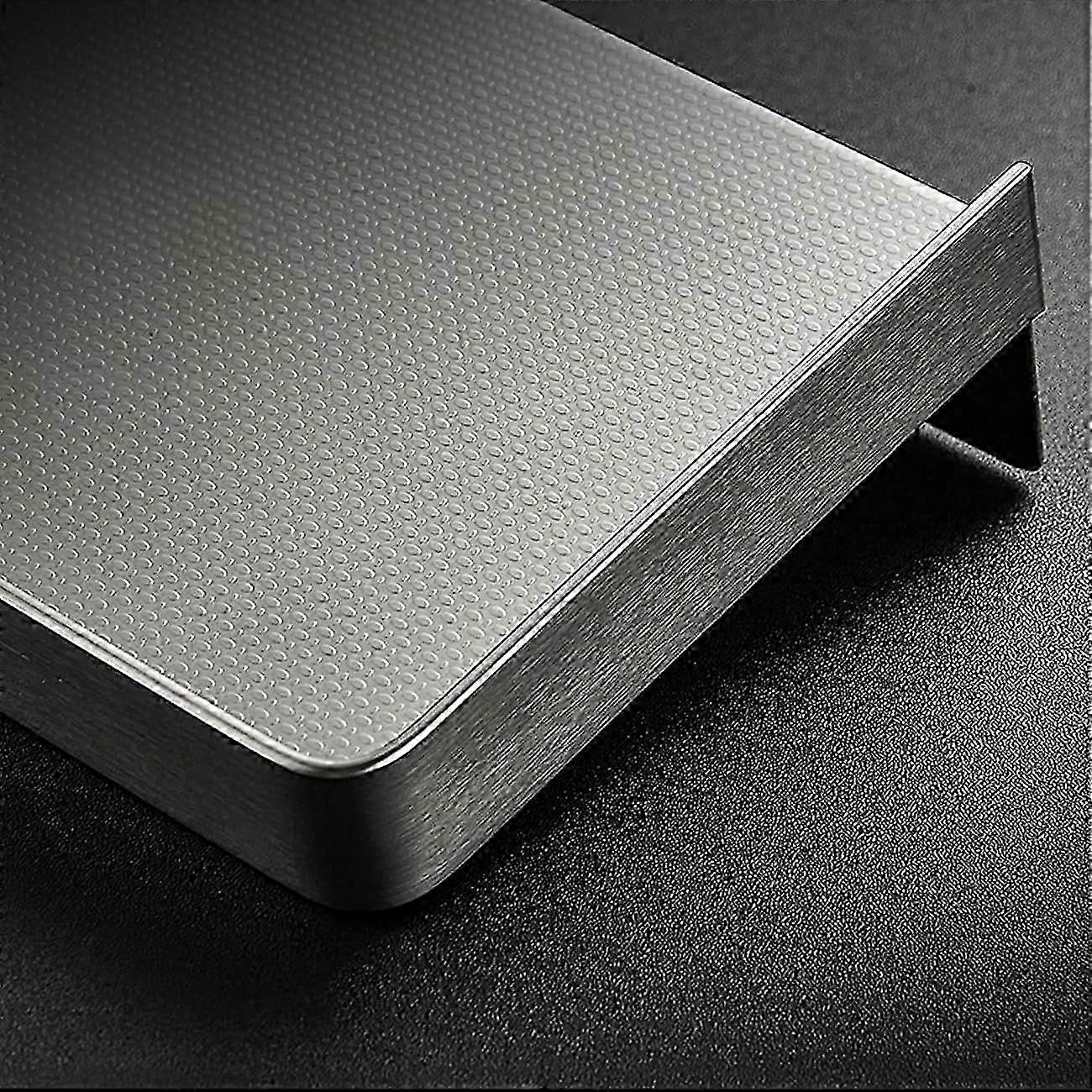 Shower Shelf No Drilling SUS 304 Stainless Steel Rectangular Nail Free Self Adhesive Rustproof Brushed Bathroom Accessories