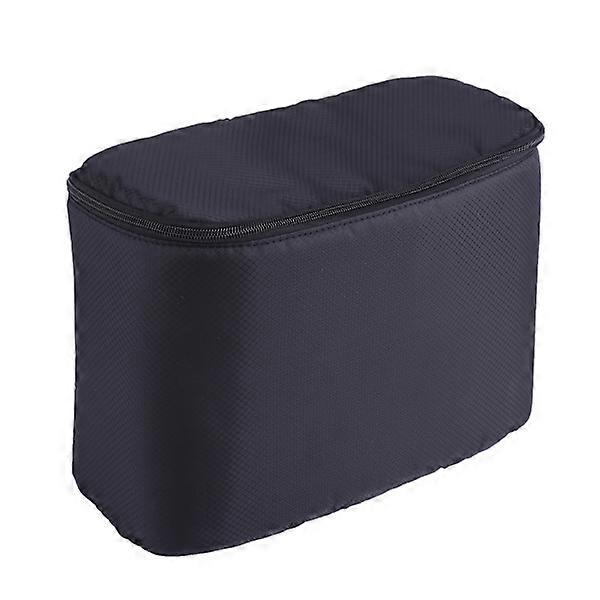 Shockproof portable thick camera bag with removable partition protective case (black). Camera case.