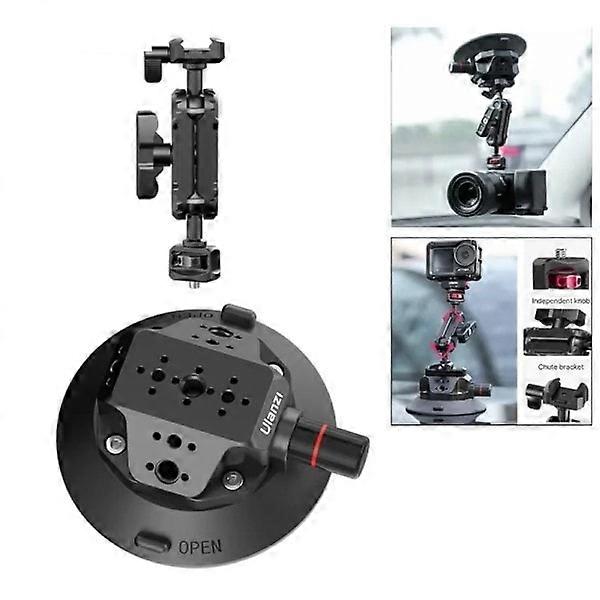 電話アクションカメラGoPro Hero Insta360 DJI Magicアームフレキシブルな4.5インチカー吸盤マウントホルダーキット。